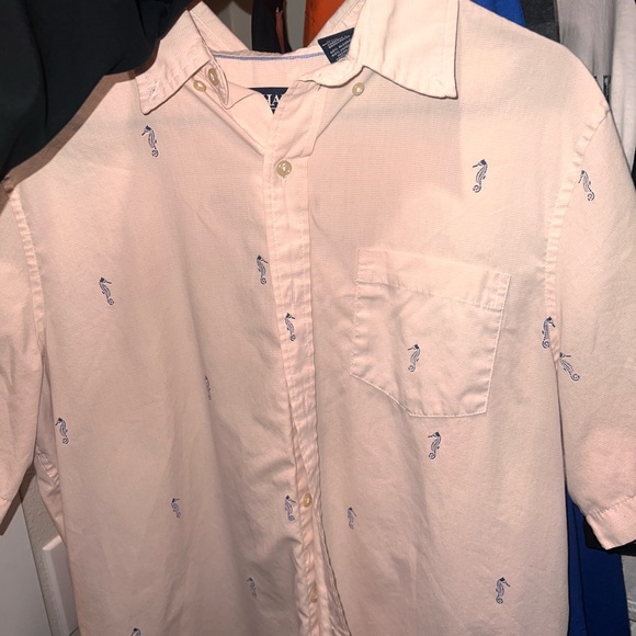Short sleeve champs button up - Picture 2 of 3
